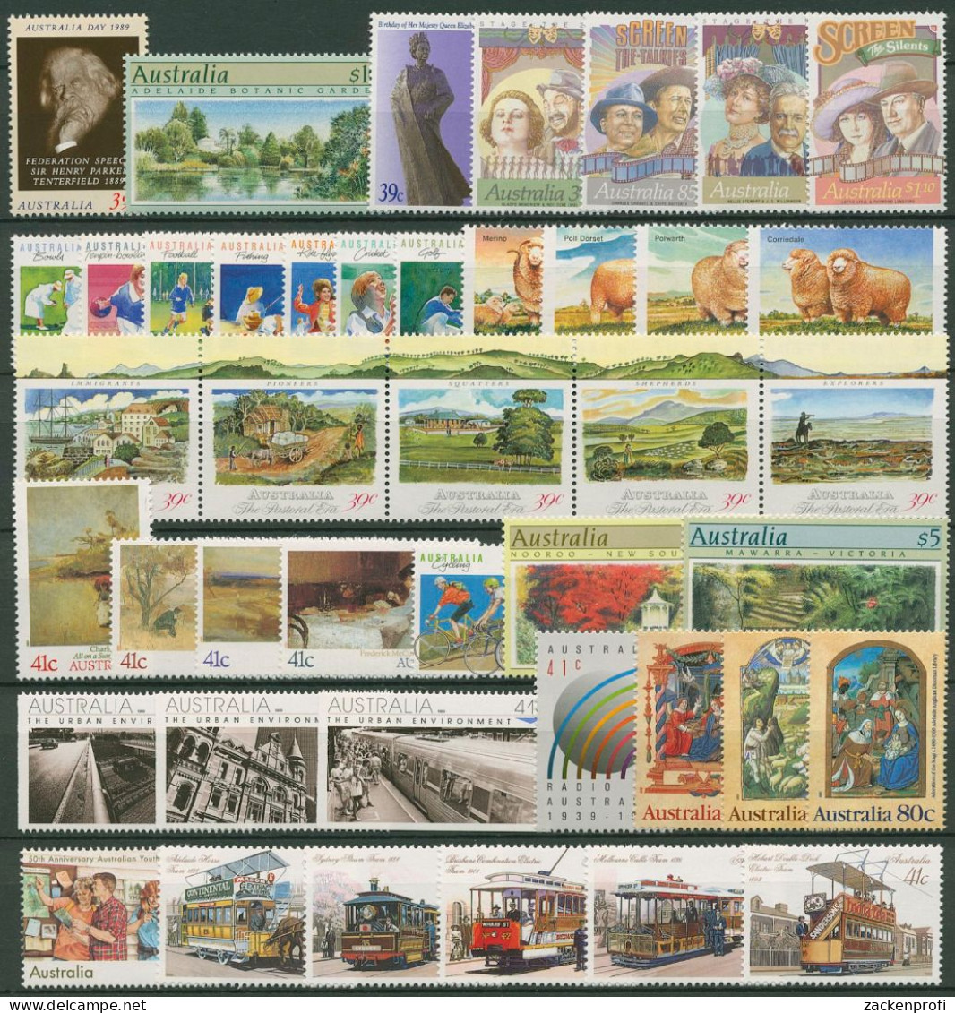 Australien 1989 Jahrgang Komplett (1138/80) Postfrisch (SG40393) - Années Complètes