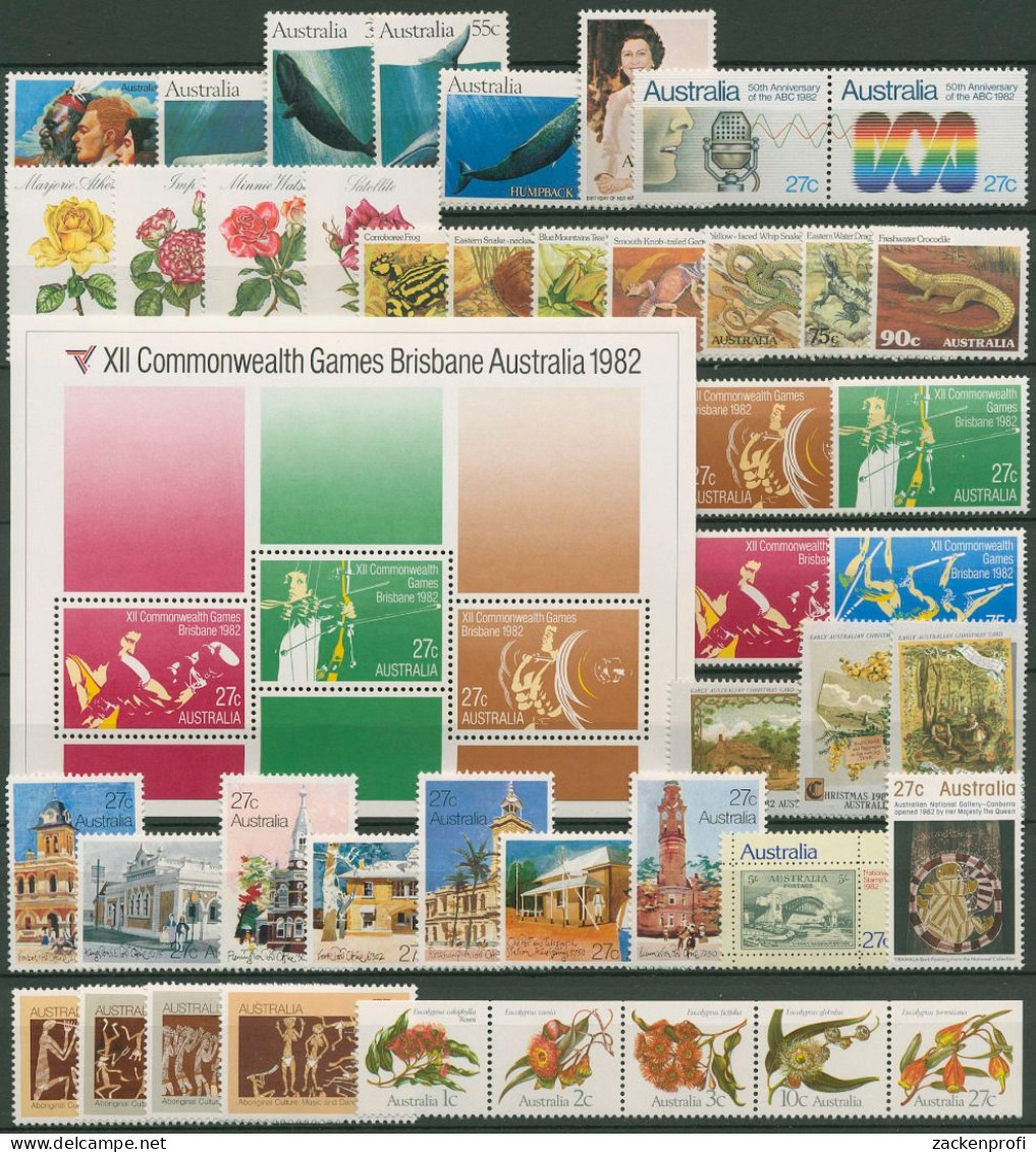 Australien 1982 Jahrgang Komplett (776/819, Block 6) Postfrisch (SG40386) - Volledige Jaargang