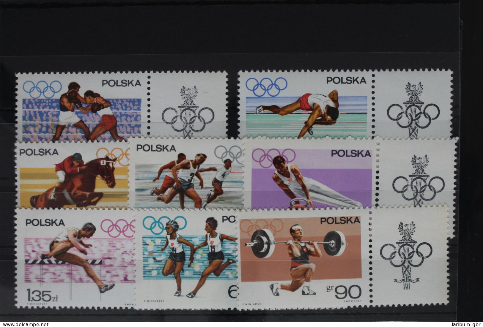 Polen 1761-1768 Postfrisch Olympische Spiele #WW428 - Autres & Non Classés