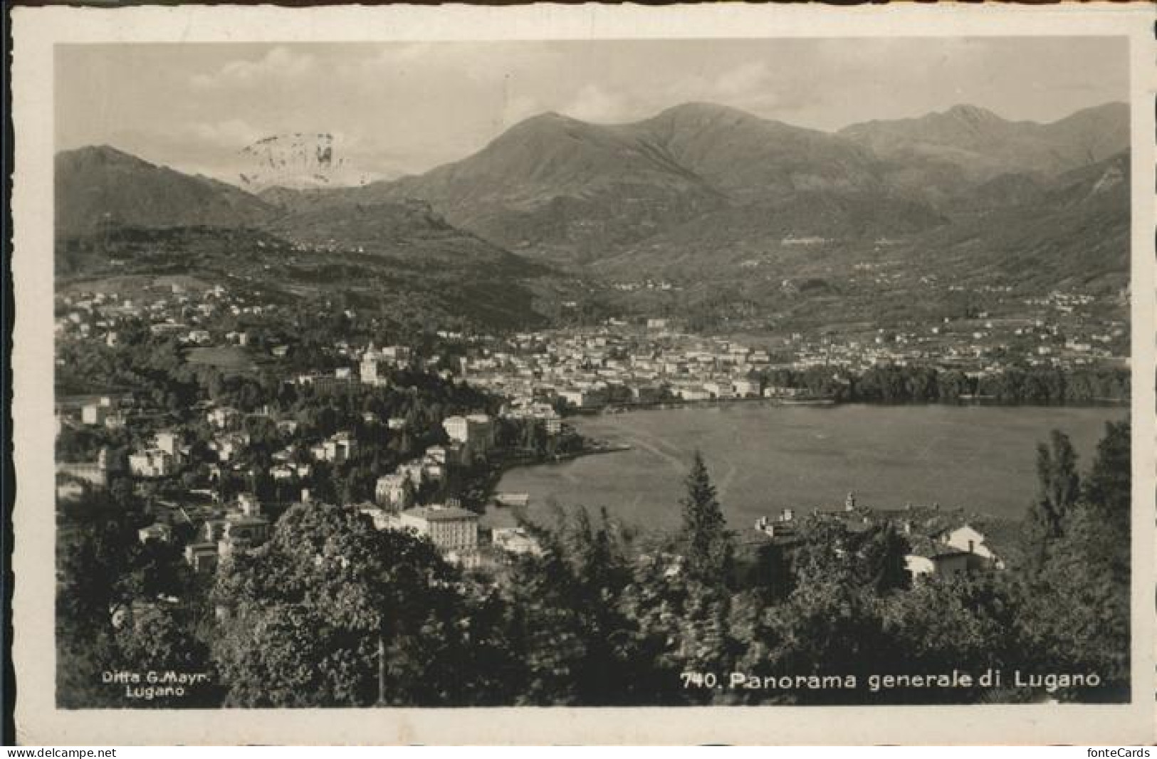 11293892 Lugano TI Panorama Generale Lugano - Other & Unclassified