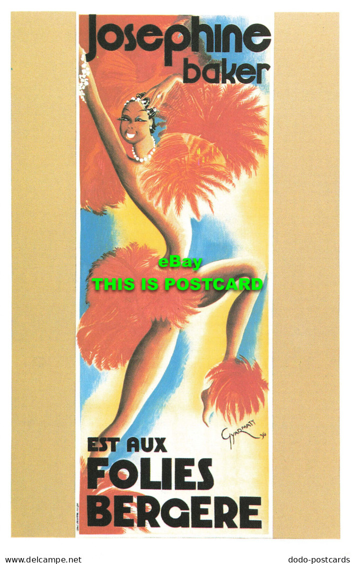 R570089 Josephine Baker. Est Aux Folies Bergere. Dalkeiths Classic Poster Series - Wereld