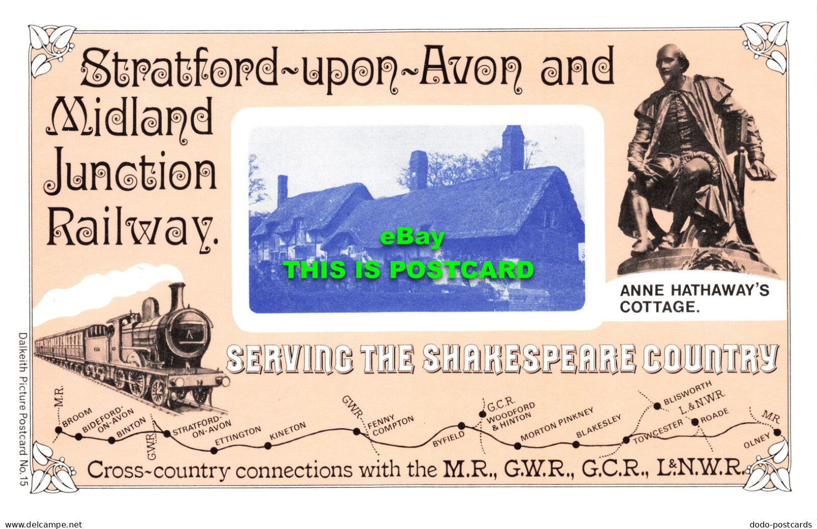 R569631 Stratford Upon Avon And Midland Junction Railway. Serving Shakespeare Co - World