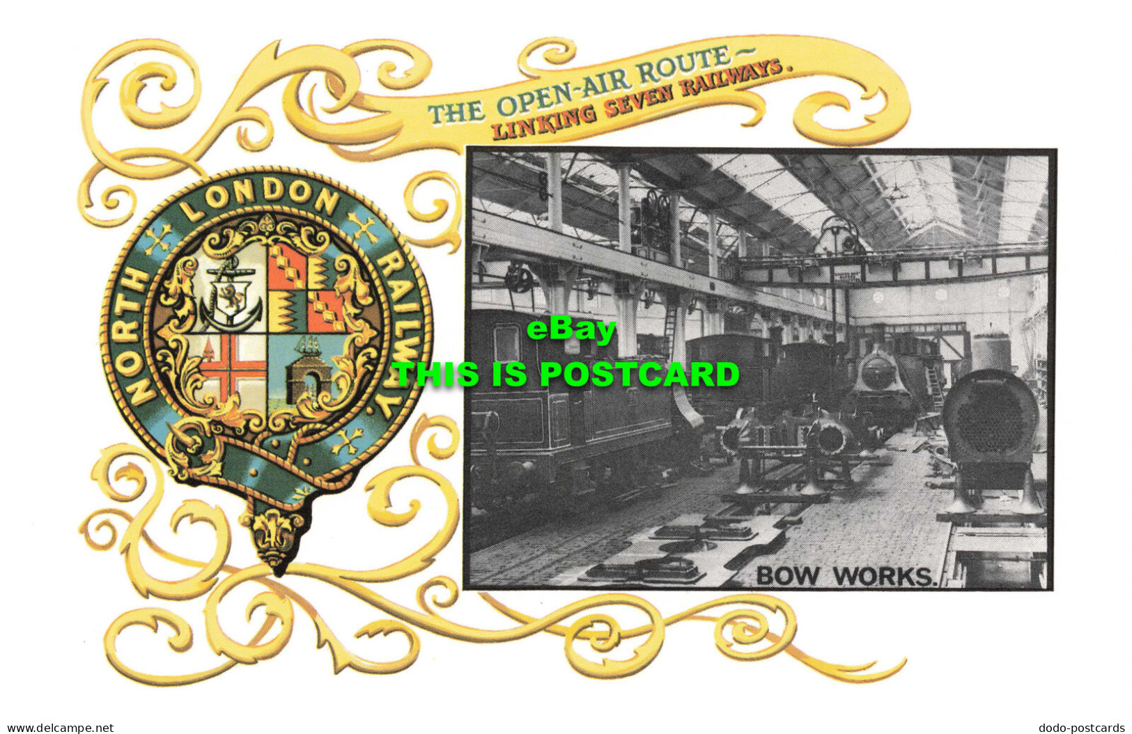 R569674 North London Railway. Open Air Route. Bow Works. Dalkeith No. 87 - Autres & Non Classés