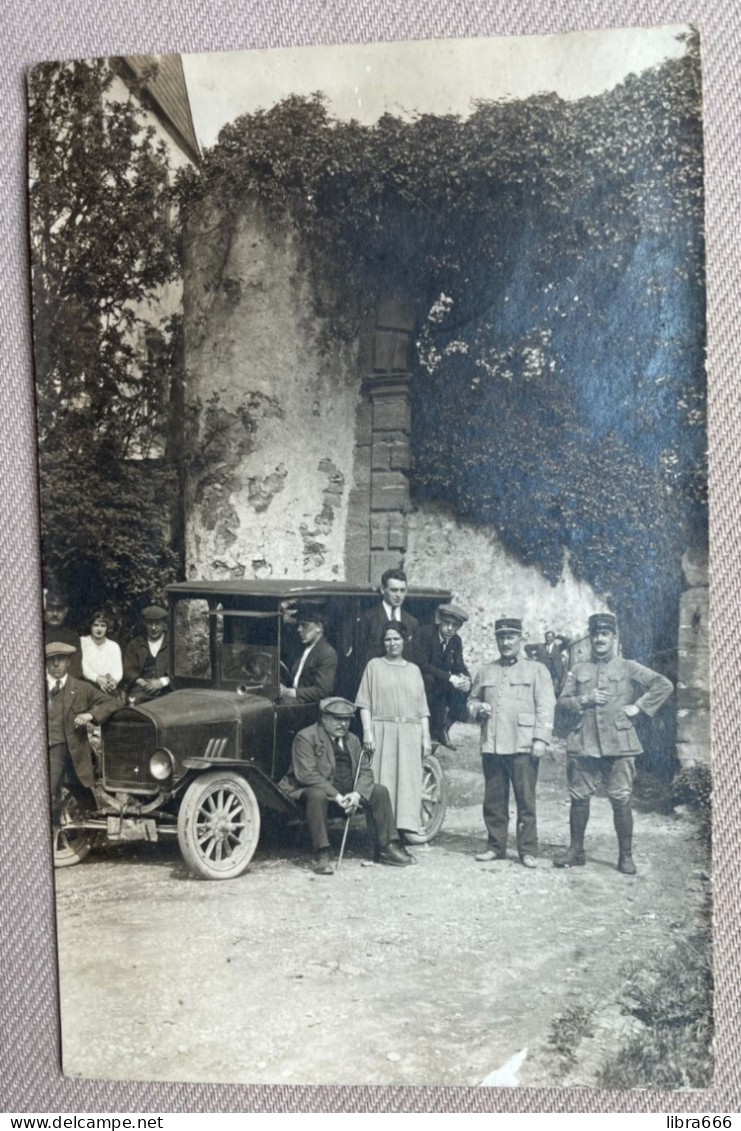 Originele Foto - Photo Originale - T-Ford - Militaires - Un Souvenir Au Hunsrück Avec Camille Balance - 14 X 9 Cm. - Automobile