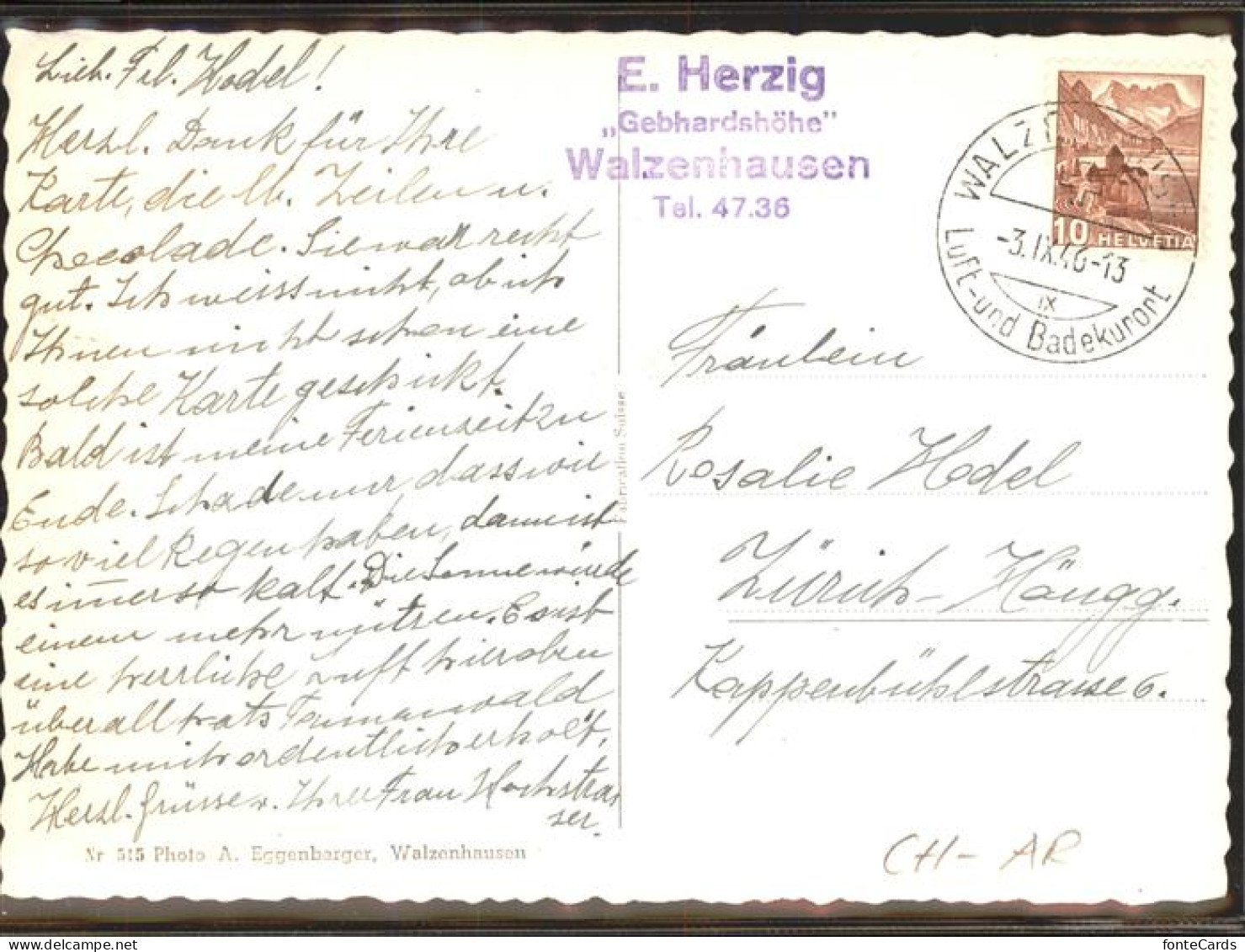 11293275 Walzenhausen AR Gebhardshoehe Rheintal Vorarlberg Walzenhausen - Sonstige & Ohne Zuordnung