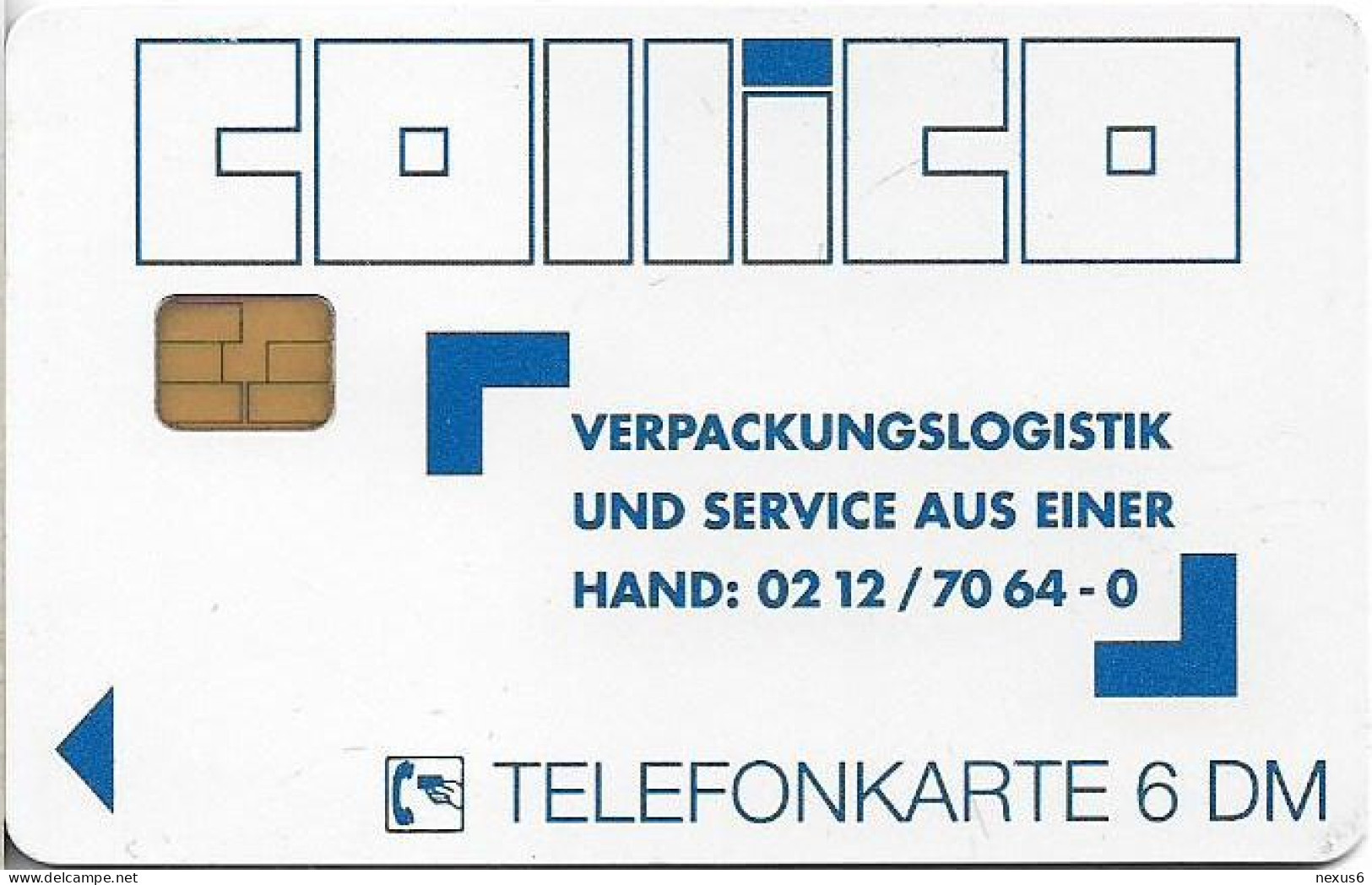 Germany - Collico Verpackungslogistik - O 2333 - 11.1994, 6DM, 1.000ex, Used - O-Series: Kundenserie Vom Sammlerservice Ausgeschlossen