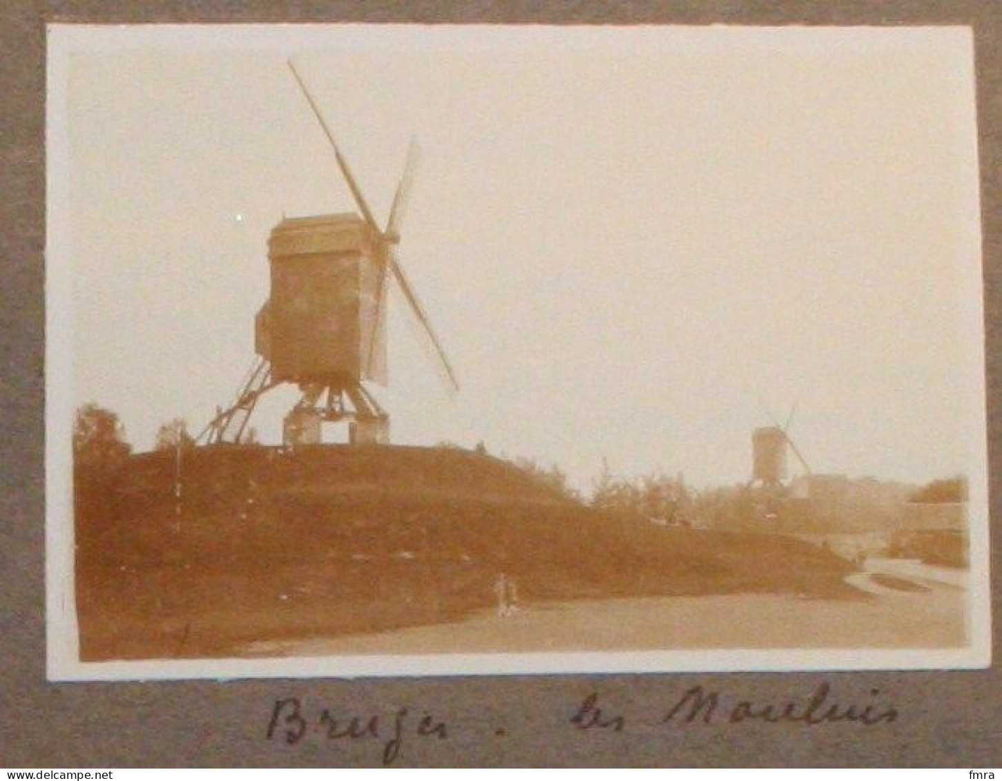 Lot De 6 Photos 8 X 5,5 Cm – OSTENDE – BRUGES – GAND – Moulins Plage Canaux Chateau ….REIMS VERSAILLES * 4 Scans /GP60 - Brugge