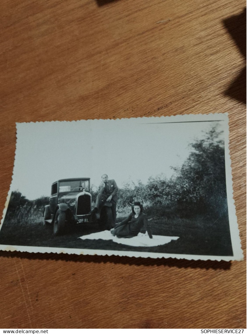 563 // PHOTO ANCIENNE 11 X 7 CMS / VOITURE ANCIENNE - Automobiles