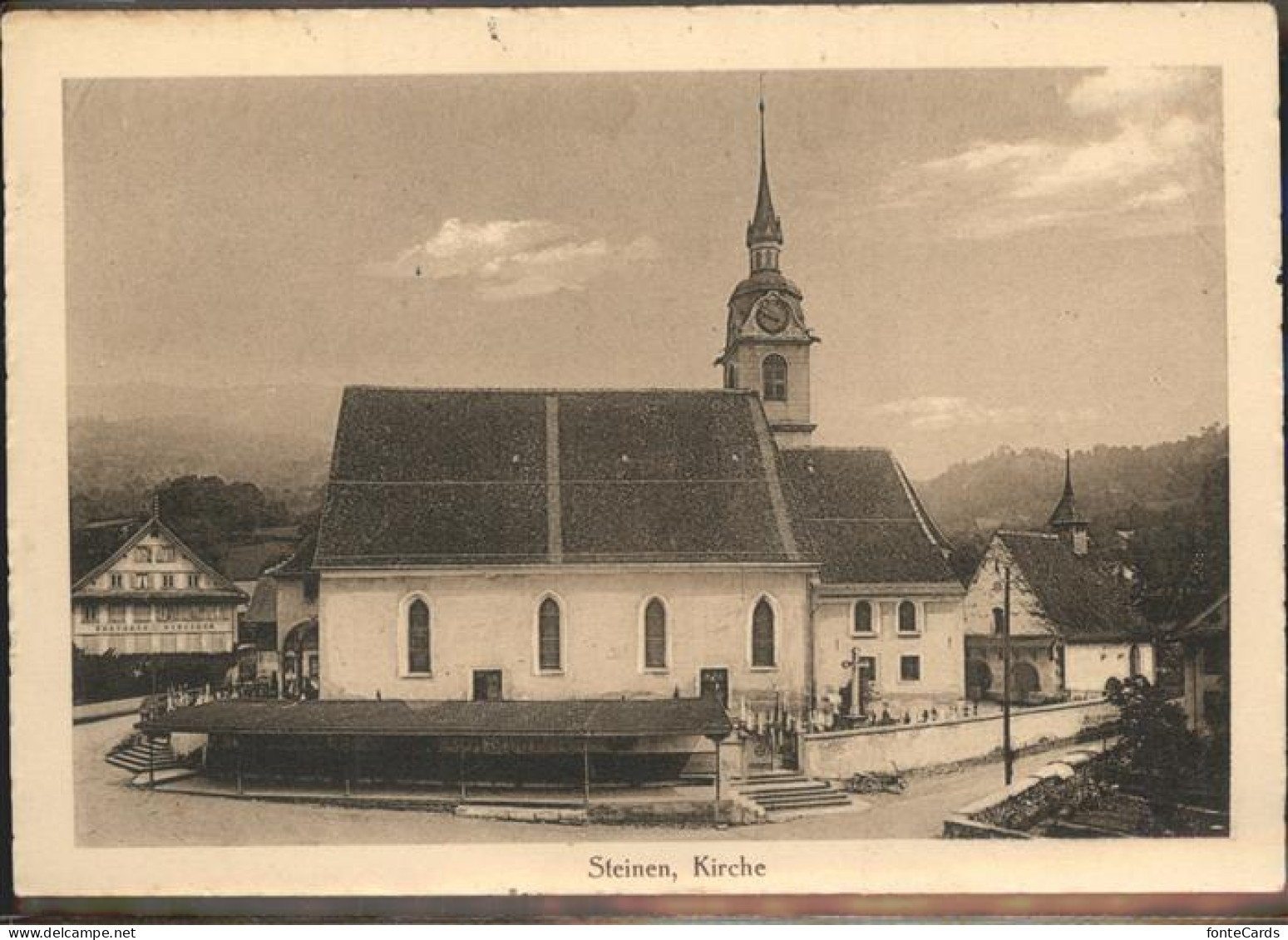 11283671 Steinen SZ Kirche Steinen - Sonstige & Ohne Zuordnung