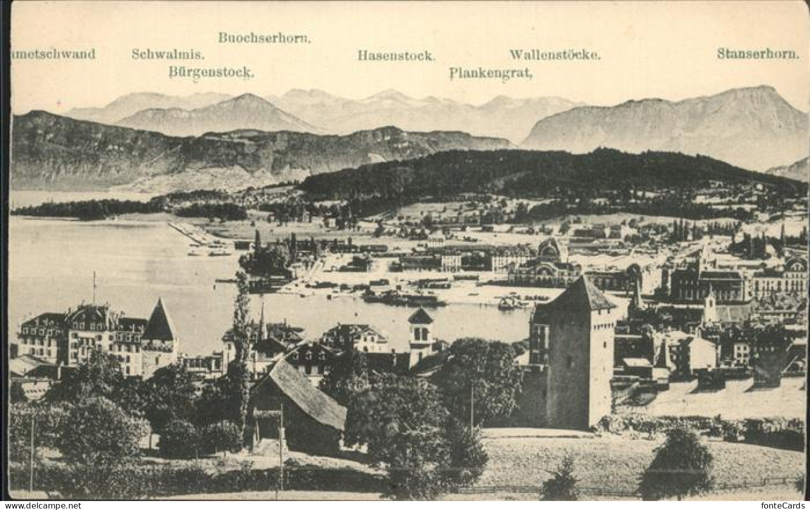 11283373 Luzern LU Stanserhorn Buergenstock Schwalmis Luzern - Andere & Zonder Classificatie