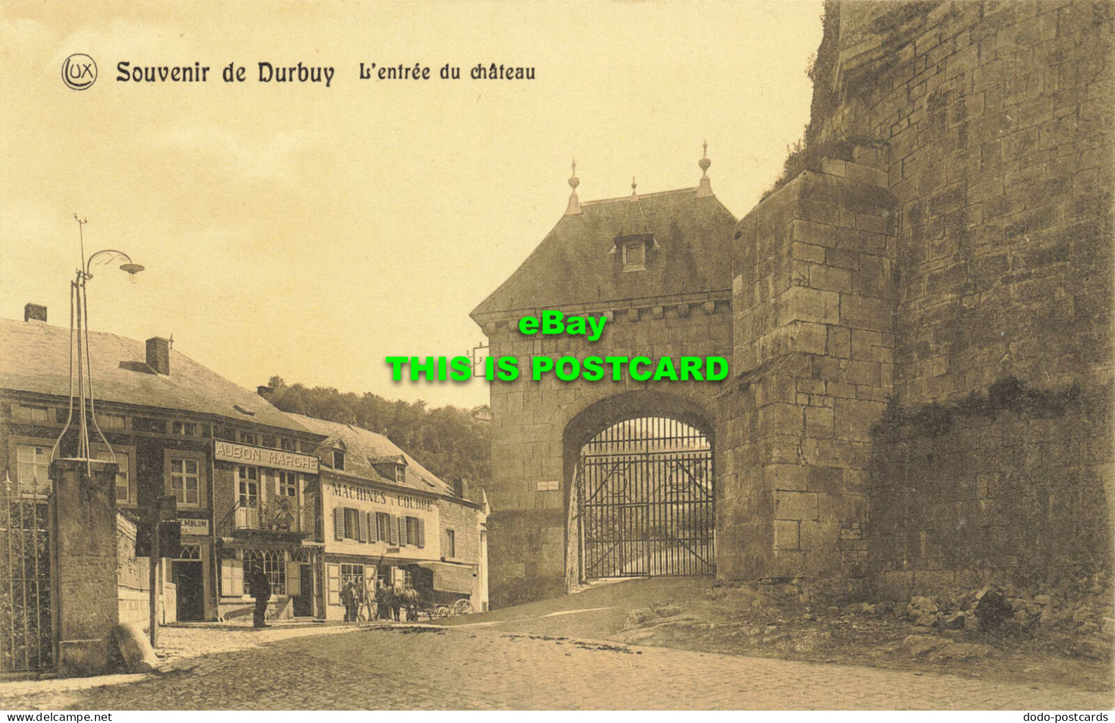 R583054 Souvenir De Durbuy. L Entree Du Chateau. Albert Detroz. Lux - Monde