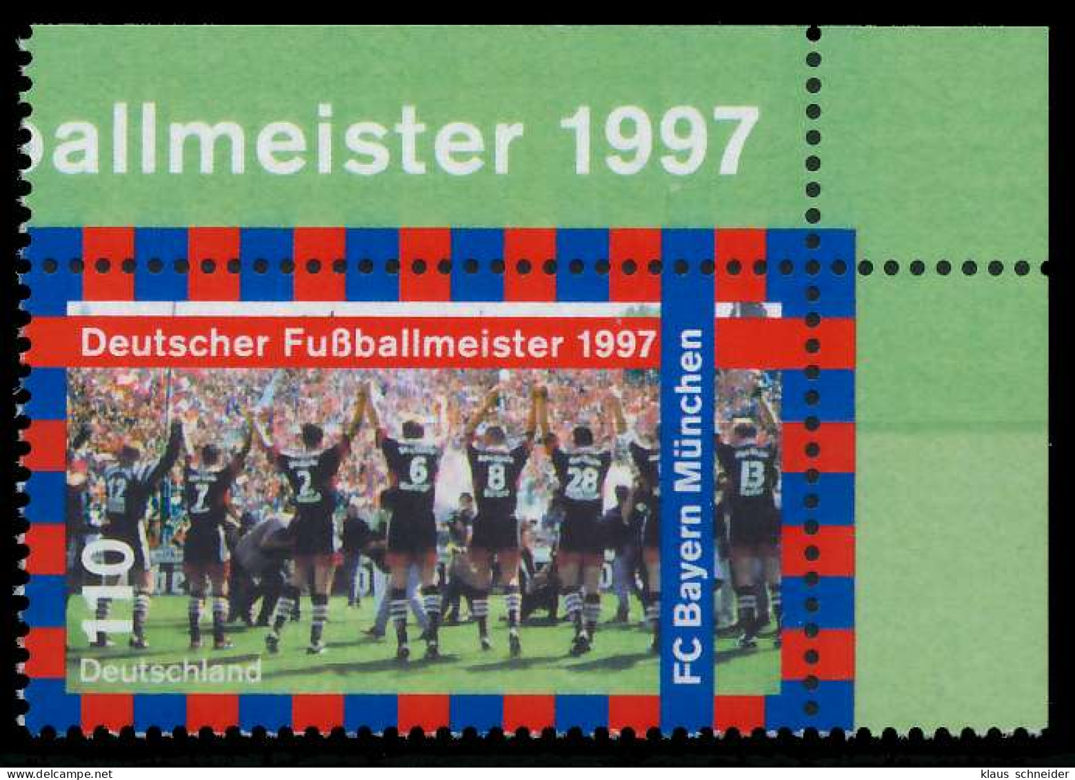 BRD 1997 Nr 1958 Postfrisch ECKE-ORE S7ABE06 - Neufs