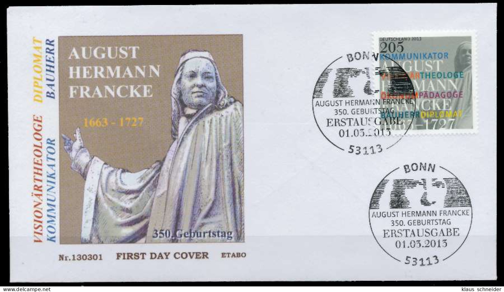 BRD BELEGE Nr 2989 BRIEF FDC X86F6AA - Other & Unclassified
