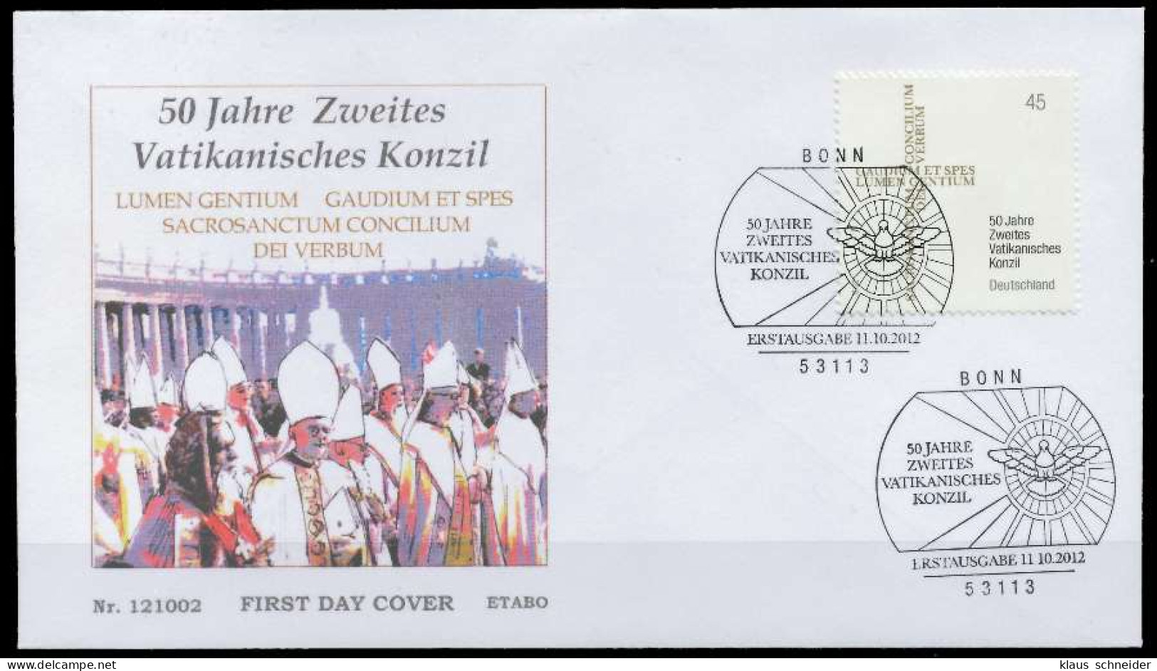 BRD BELEGE Nr 2958 BRIEF FDC X86F706 - Other & Unclassified