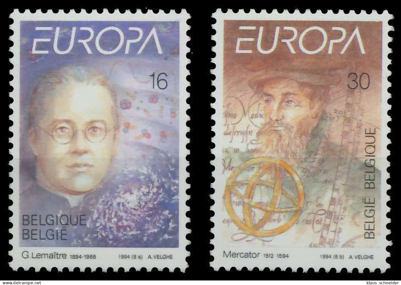 BELGIEN 1994 Nr 2607-2608 Postfrisch X08EA26 - Unused Stamps