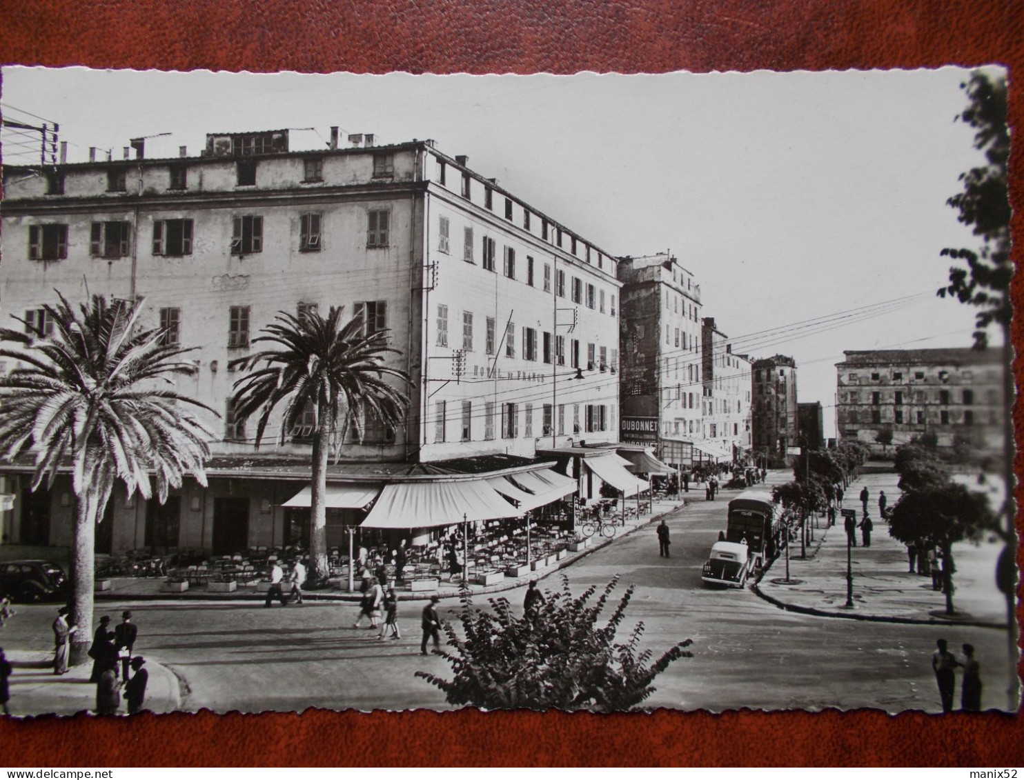 20A - AJACCIO - Carrefour Cours Napoléon Et Place Général De Gaulle. (Hôtel De France) CPSM - Ajaccio