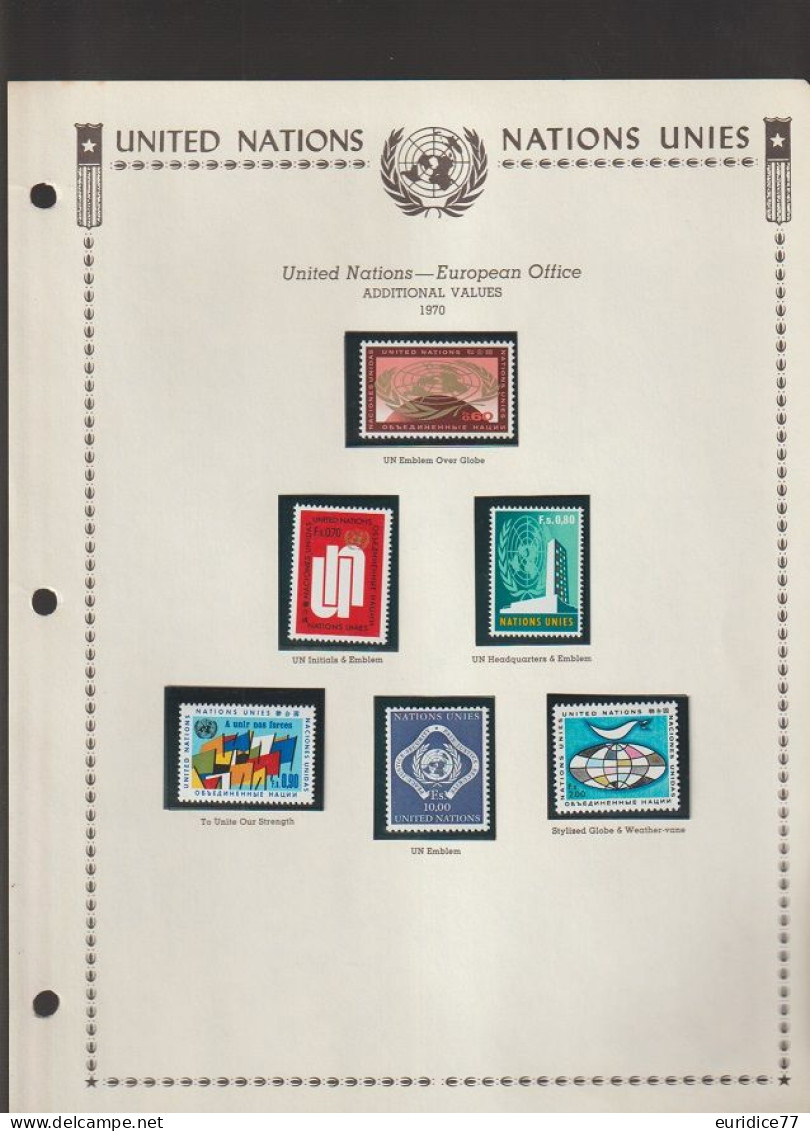 United Nations collection 1951-1983 aprox. Alto valor en catalogo