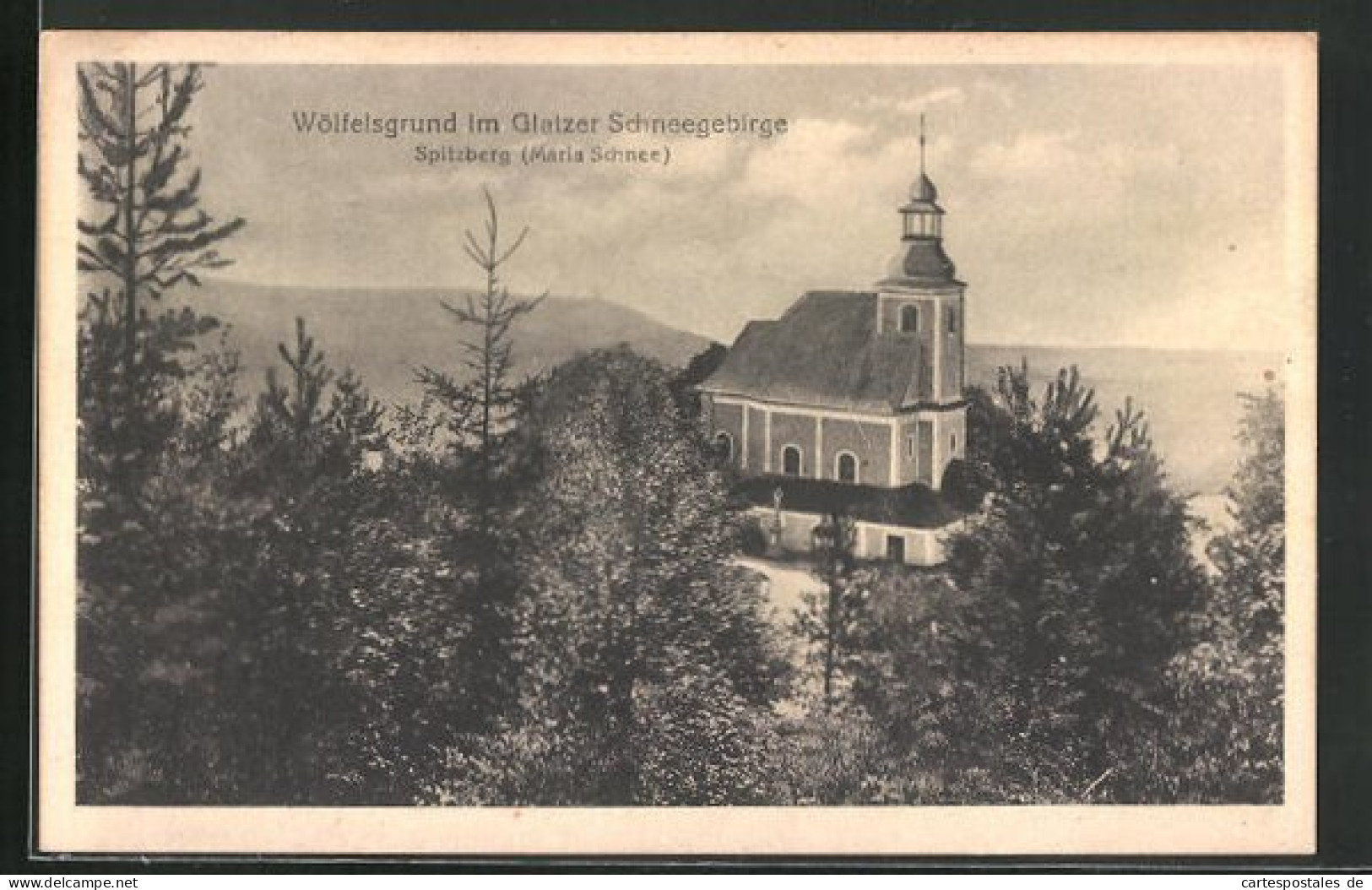 AK Wölfelsgrund, Blick Zur Kleinen Kirche  - Schlesien