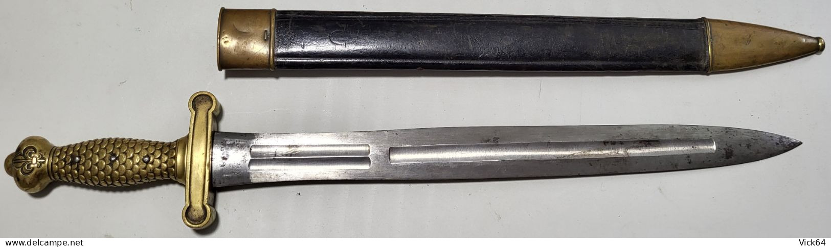 Glaive D'Artillerie à Pied Mod. 1816 + Une Lame Supplémentaire - Armes Blanches
