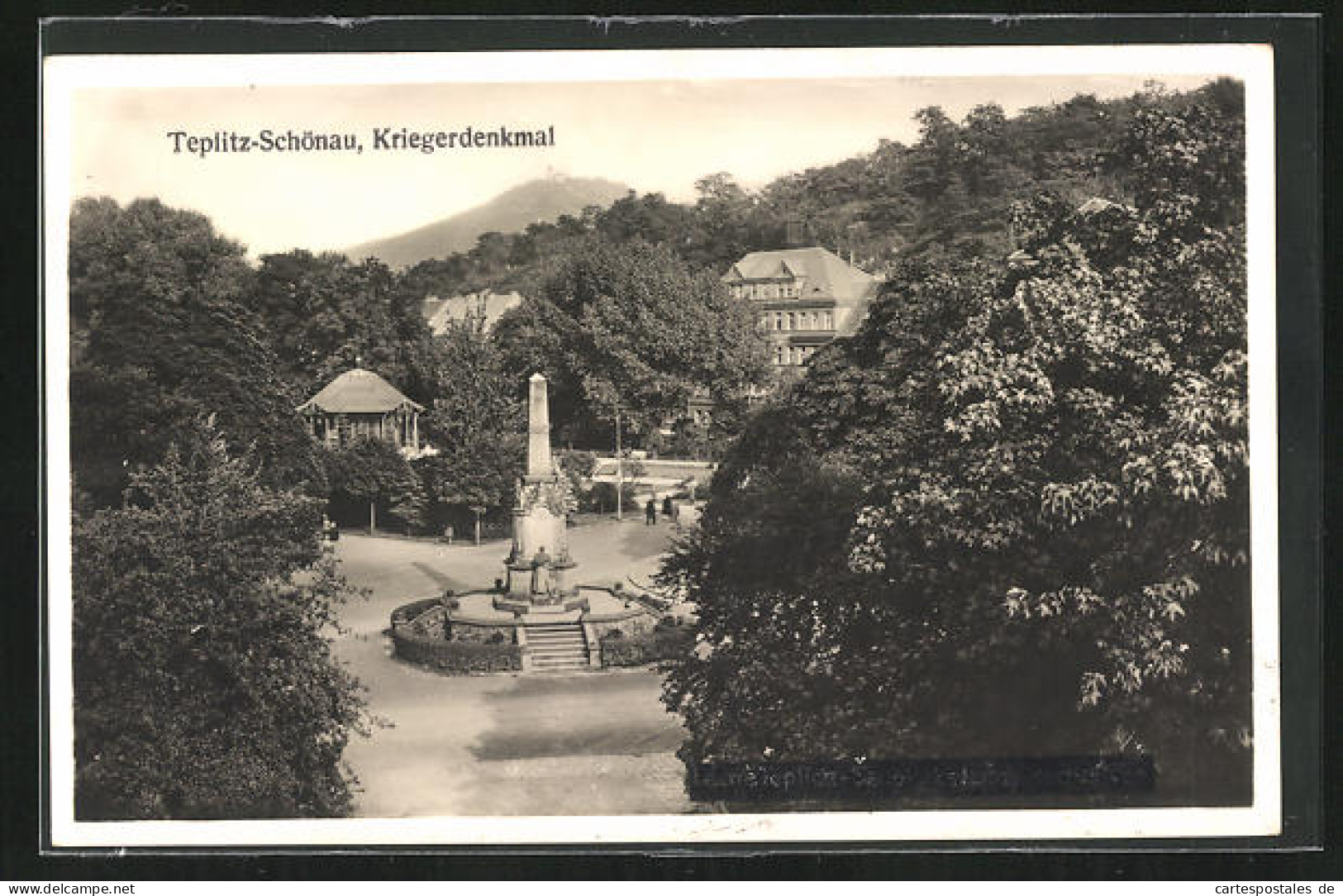 AK Teplitz Schönau / Teplice, Kriegerdenkmal  - Tsjechië