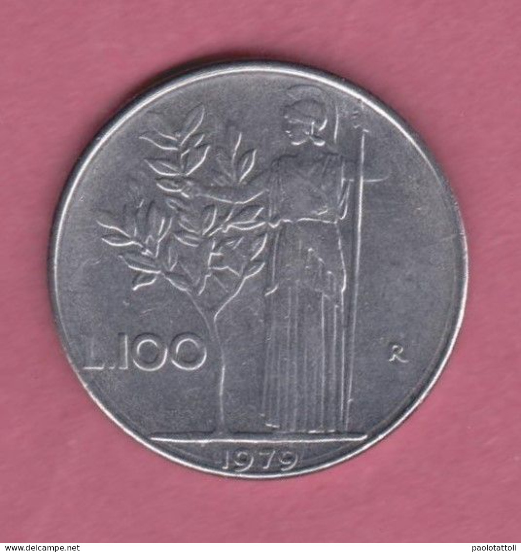 Italia, 1979- 100 Lire ( Large Type)- Acmonital- Obverse Allegory Of Italian Repubblic. - 100 Lire
