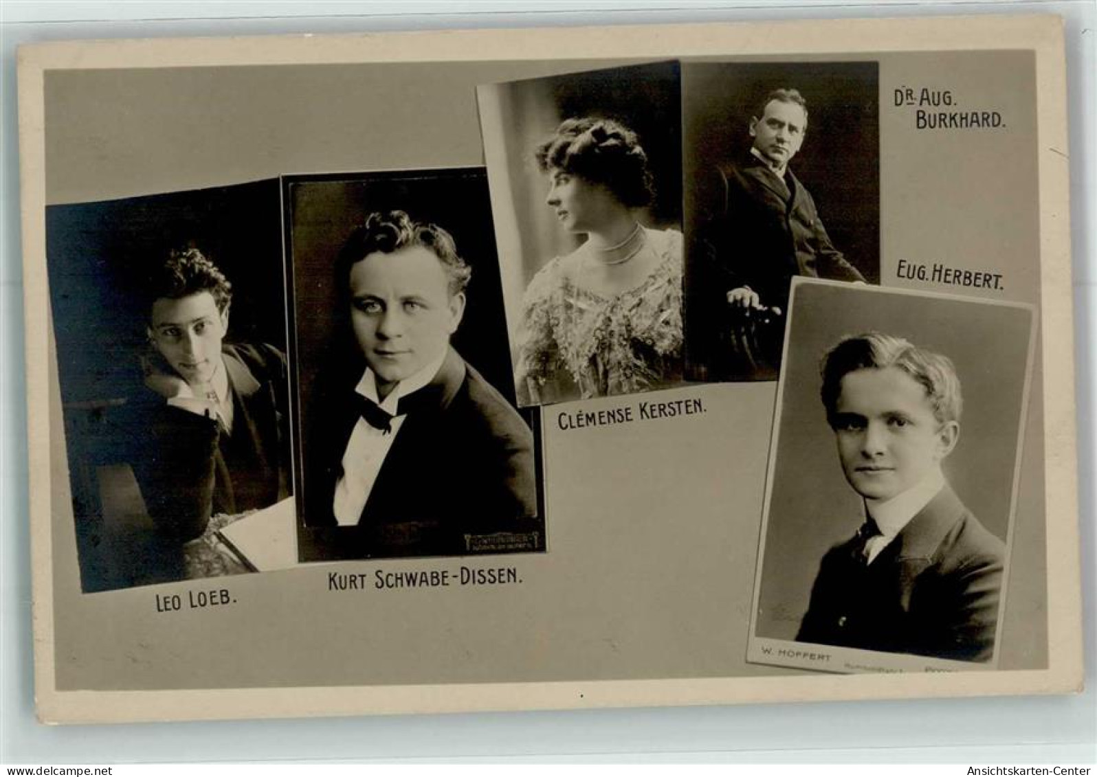 39425011 - Leo Loeb Kurt Schwabe-Dissen Clemense Kersten Dr.Aug.Burkhard W.Hoffert - Actors