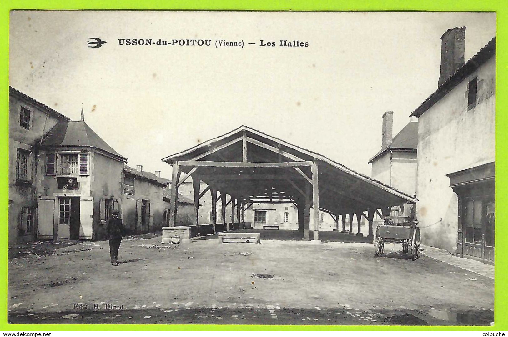 86 - USSON-DU-POITOU +++ Les Halles +++ - Andere & Zonder Classificatie