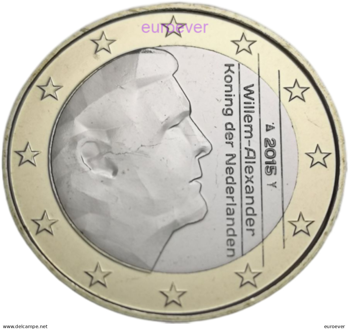 1 Euro 2015 Niederlande / Netherlands UNC Aus BU Transit KMS Mzz. Segel Mit Stern - Netherlands