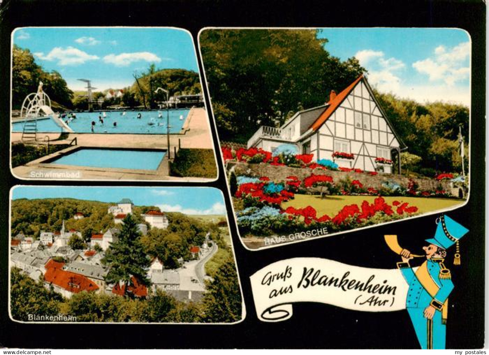 73905505 Blankenheim Ahr Haus Grosche Schwimmbad Panorama - Other & Unclassified