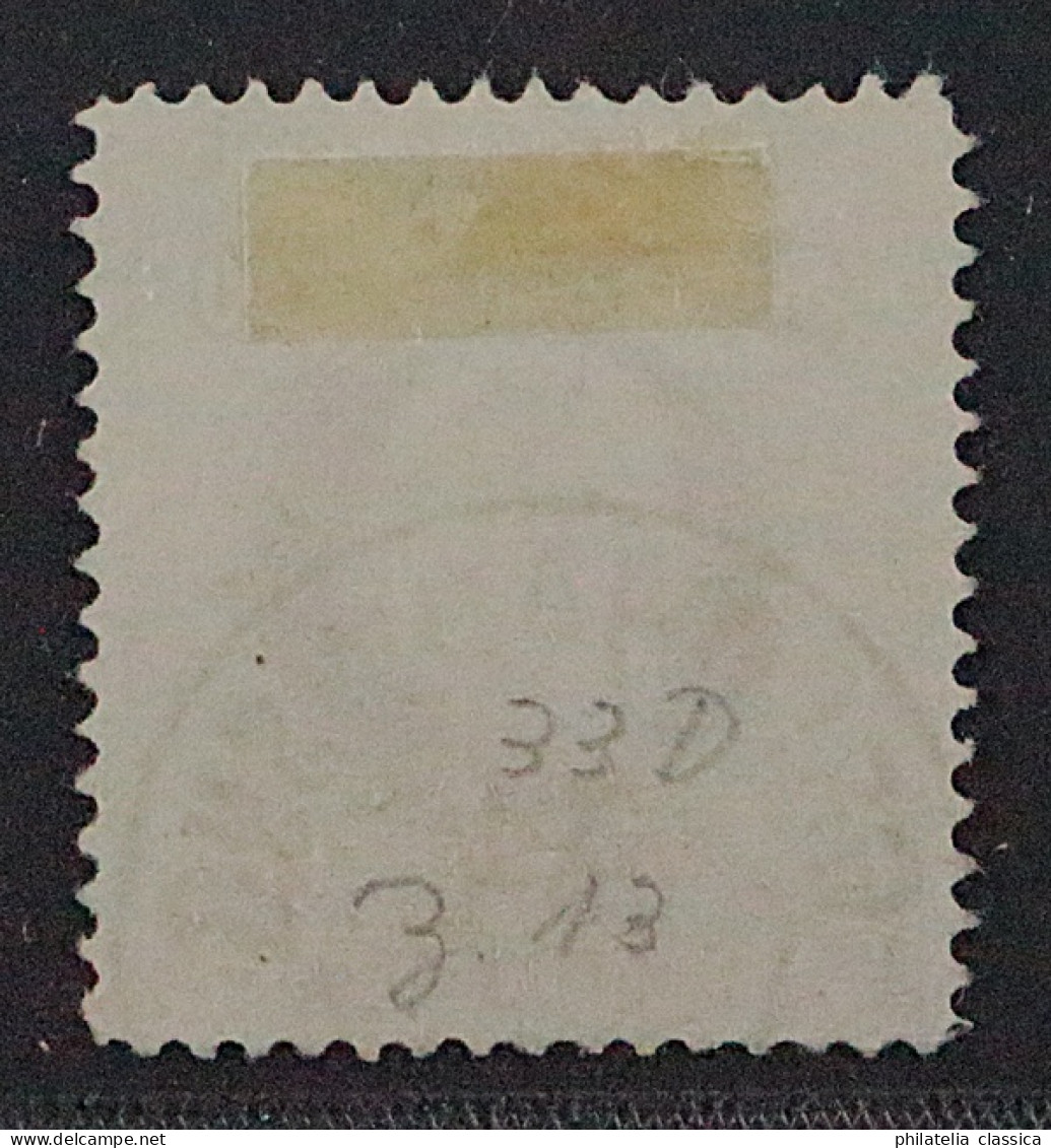 1867, ÖSTERREICH 41 II E, 50 Kr. Druck Fein, Seltene Zähnung L13, Geprüft 320,-€ - Gebruikt