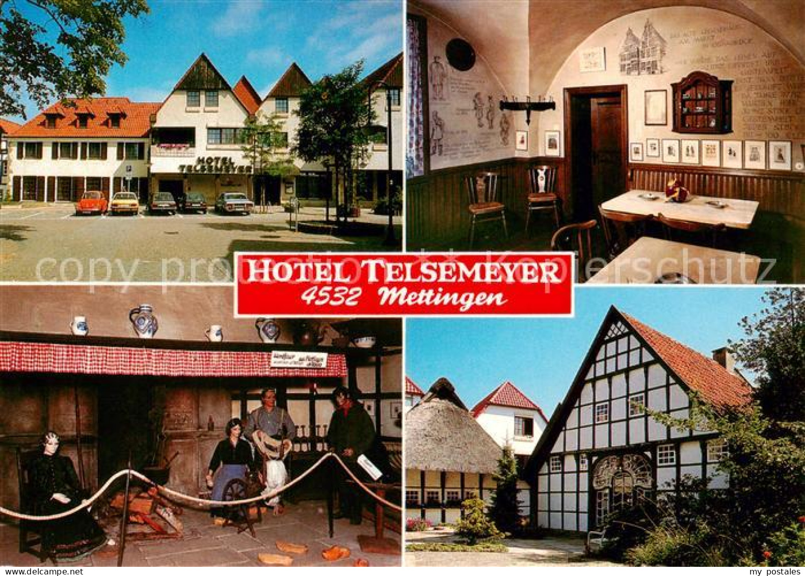 73866509 Mettingen Westfalen Hotel Telsemeyer Restaurant Cafe Gaststube Tueoette - Other & Unclassified