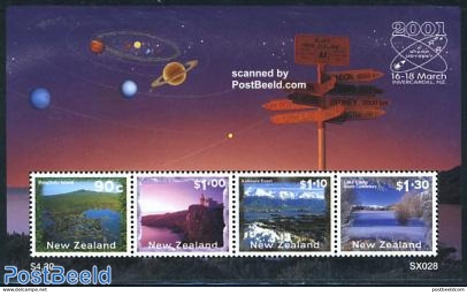 New Zealand 2001 Stamp Odyssey S/s, Mint NH, Various - Lighthouses & Safety At Sea - Neufs