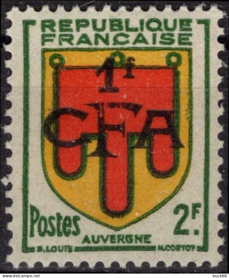 REUNION CFA Poste 287 * MVLH Armoirie Wappen Coat Of Arms Blason écu AUVERGNE (CV 7,50 €) - Neufs