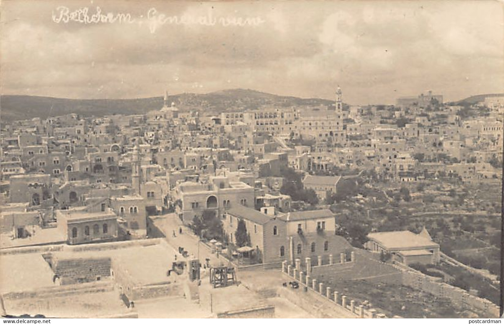 Palestine - BETHLEHEM - General view - REAL PHOTO - Publ. unknwon 
