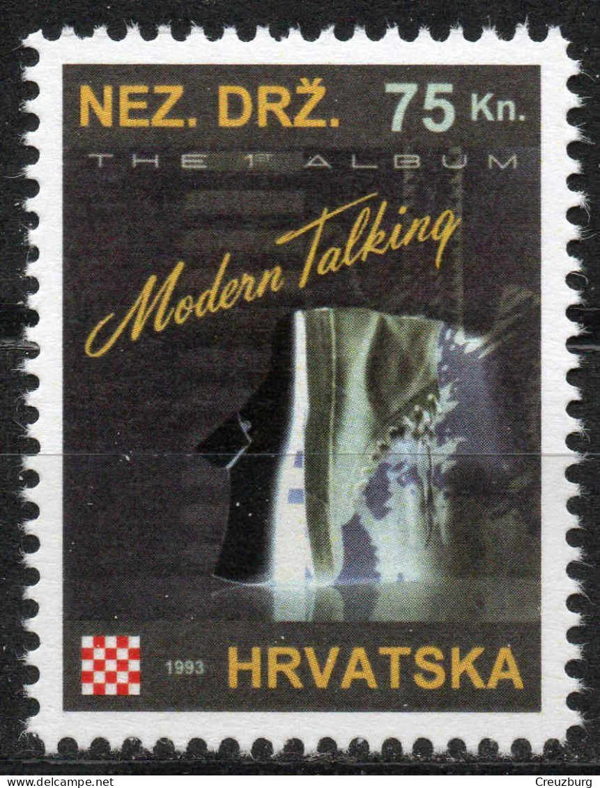 Modern Talking - Briefmarken Set aus Kroatien, 16 Marken, 1993. Unabhängiger Staat Kroatien, NDH.