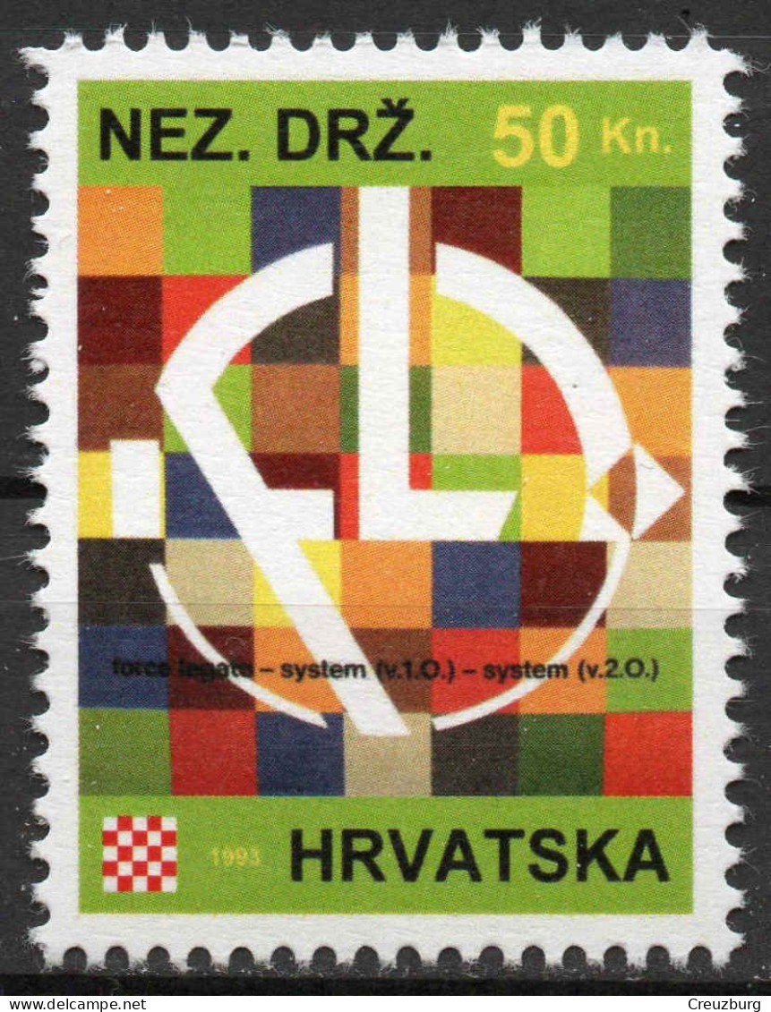 Force Legato - Briefmarken Set Aus Kroatien, 16 Marken, 1993. Unabhängiger Staat Kroatien, NDH. - Croatie