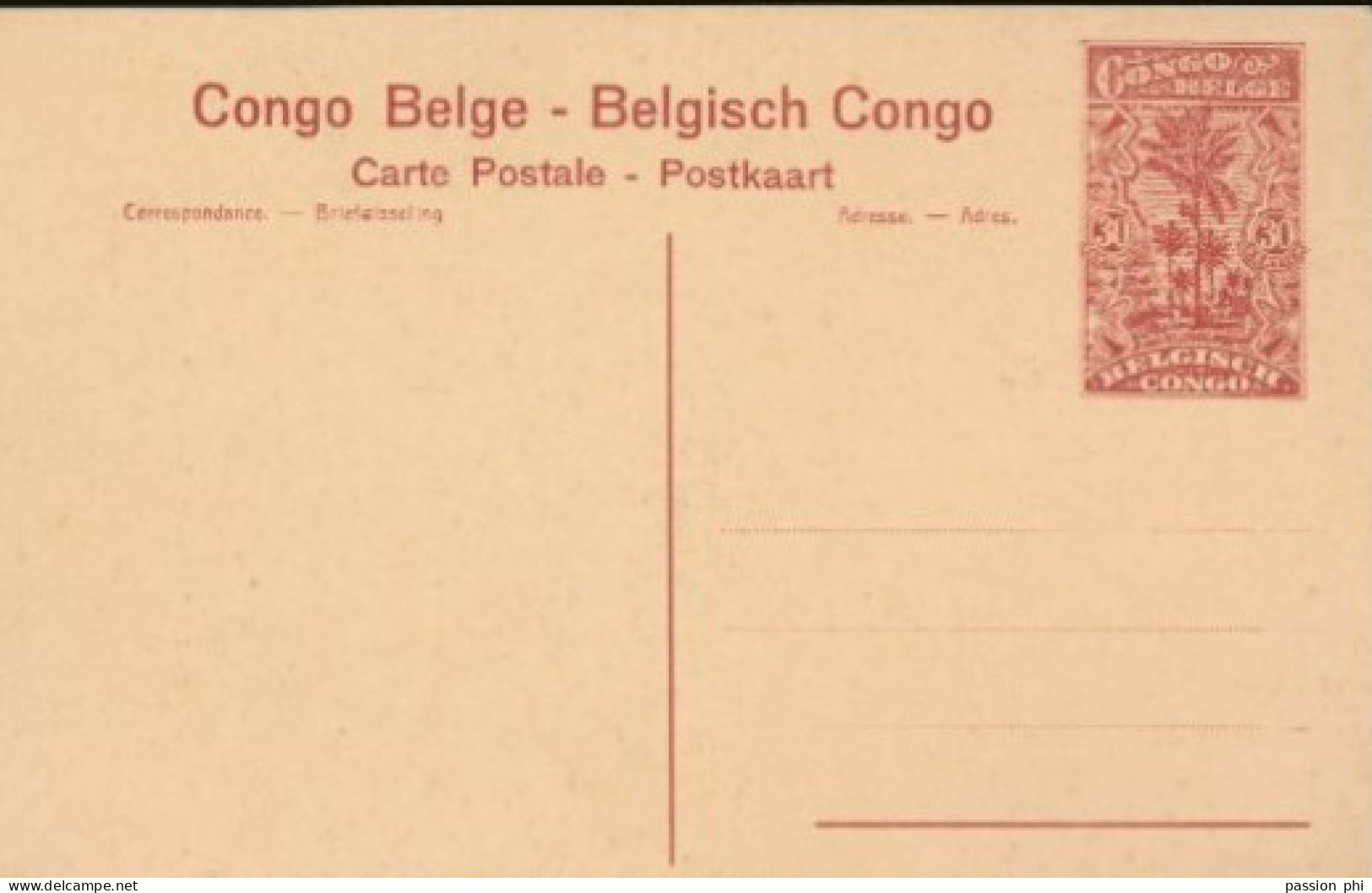 ZAC BELGIAN CONGO   PPS SBEP 62 VIEW 113 UNUSED - Stamped Stationery