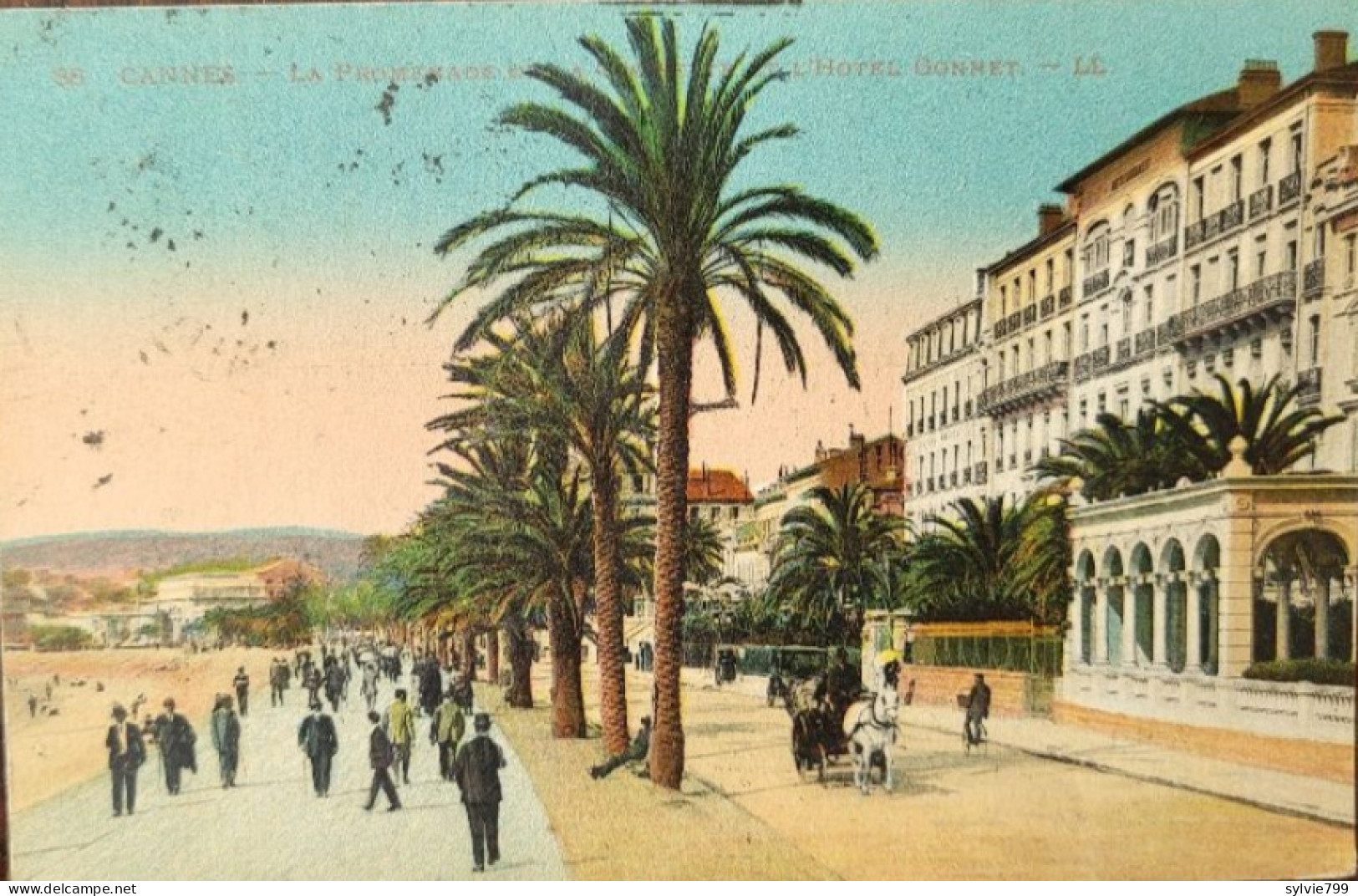 Cannes - Promenade De La Croisette Et Hôtel Gonnet - Cannes