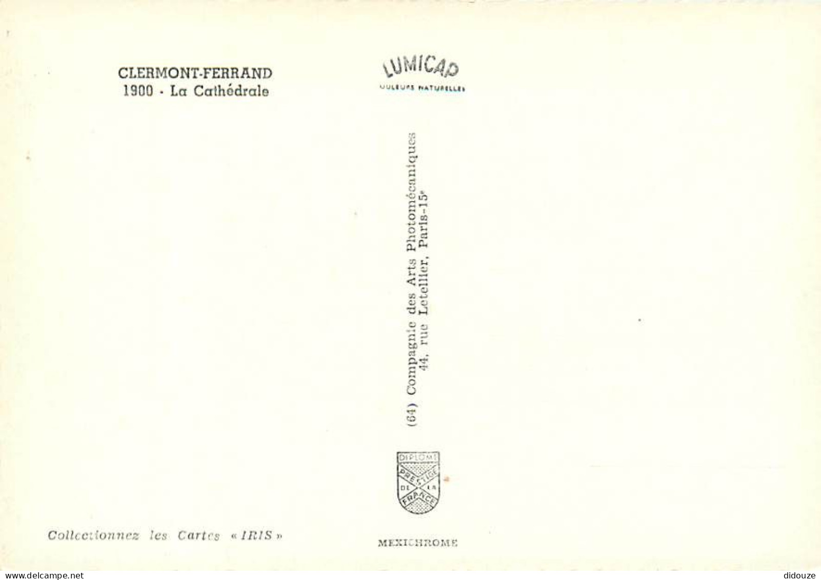 63 - Clermont Ferrand - La Cathédrale - Carte Dentelée - CPM - Carte Neuve - Voir Scans Recto-Verso - Clermont Ferrand