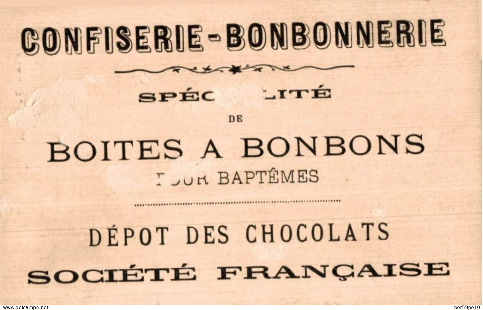 CHROMO CONFISERIE P. JOFFRE A BORDEAUX  "ATTENDONS CELA NE PEUT DURER" N°4 - Andere & Zonder Classificatie