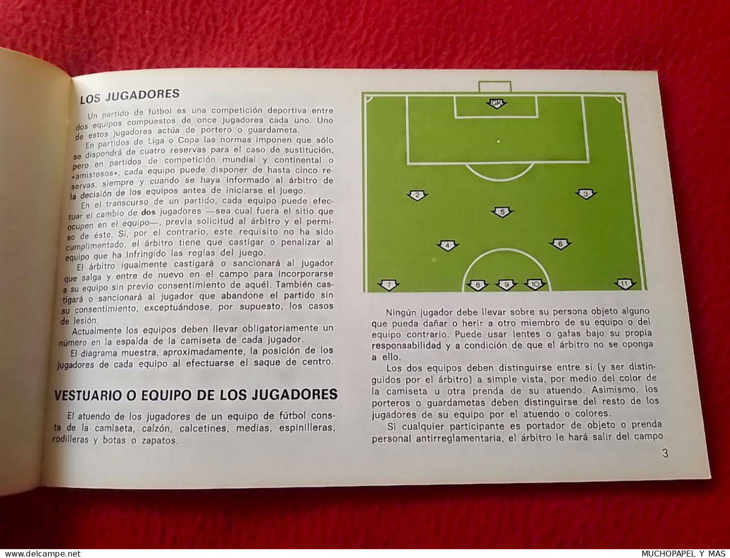 ANTIGUO LIBRO FÚTBOL CONOZCA EL JUEGO EDICIONES AURA 1976 SOCCER FOOTBALL CALCIO KNOW THE GAME...FUSSBALL FUTEBOL..SPORT - Altri & Non Classificati