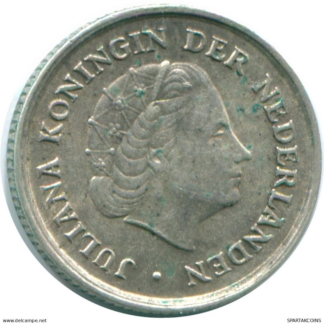 1/10 GULDEN 1966 NETHERLANDS ANTILLES SILVER Colonial Coin #NL12755.3.U.A - Antilles Néerlandaises