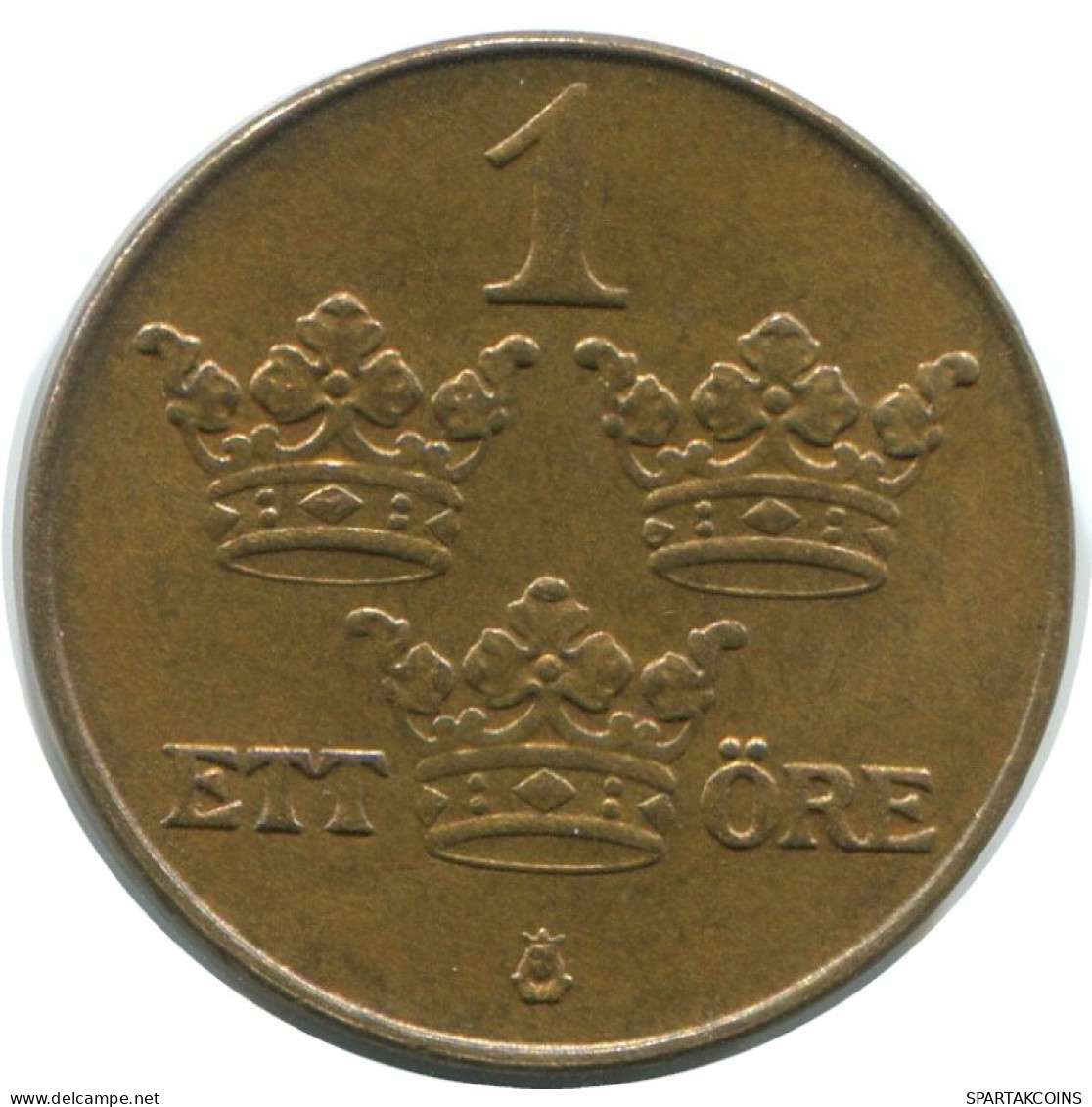 1 ORE 1940 SWEDEN Coin #AD365.2.U.A