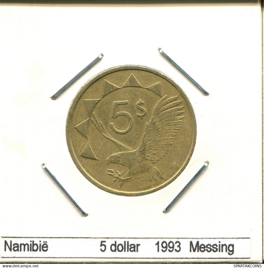 5 DOLLARS 1993 NAMIBIA Moneda #AS394.E.A