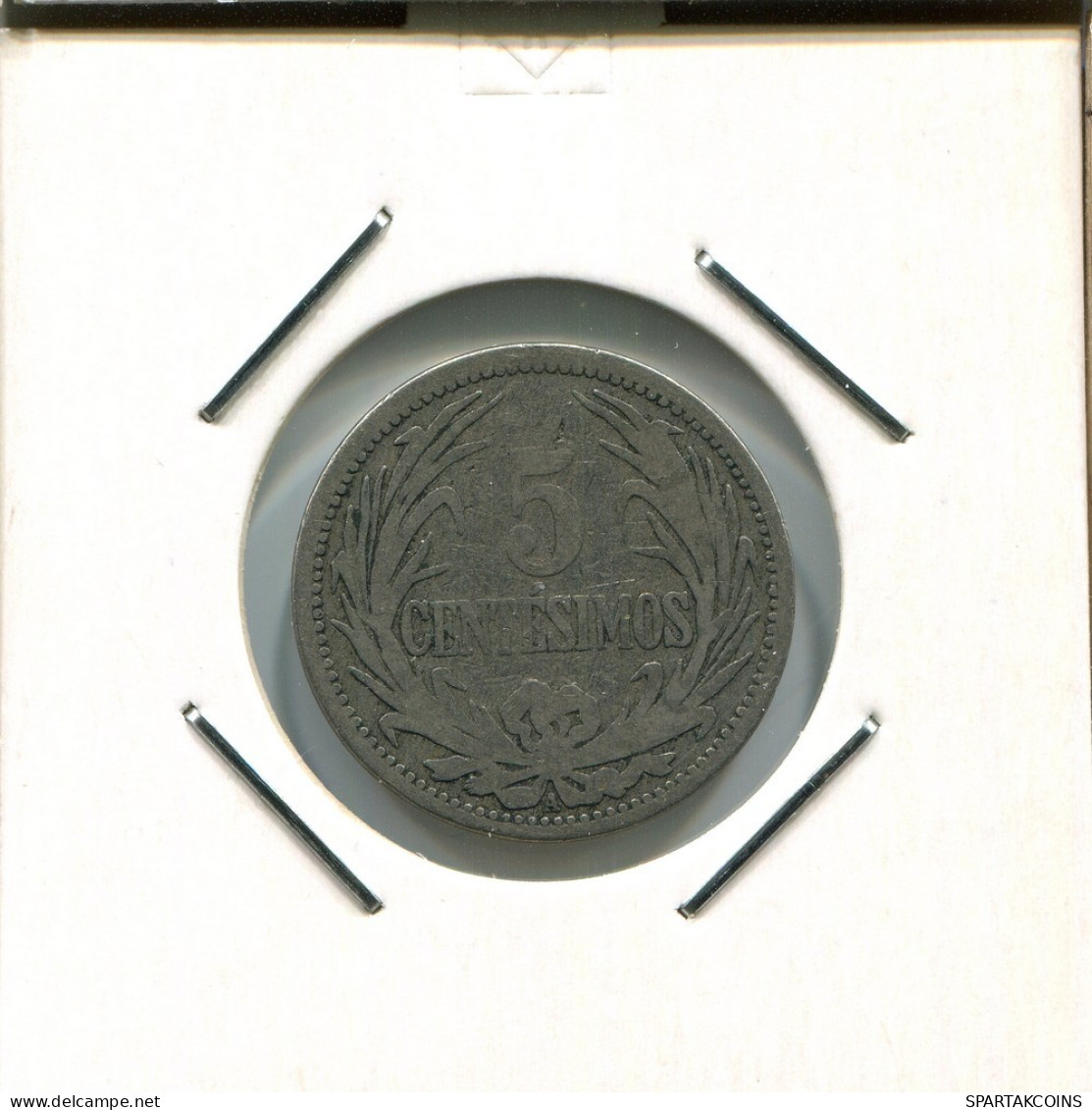 5 CENTESIMOS 1909 URUGUAY Moneda #AR483.E.A