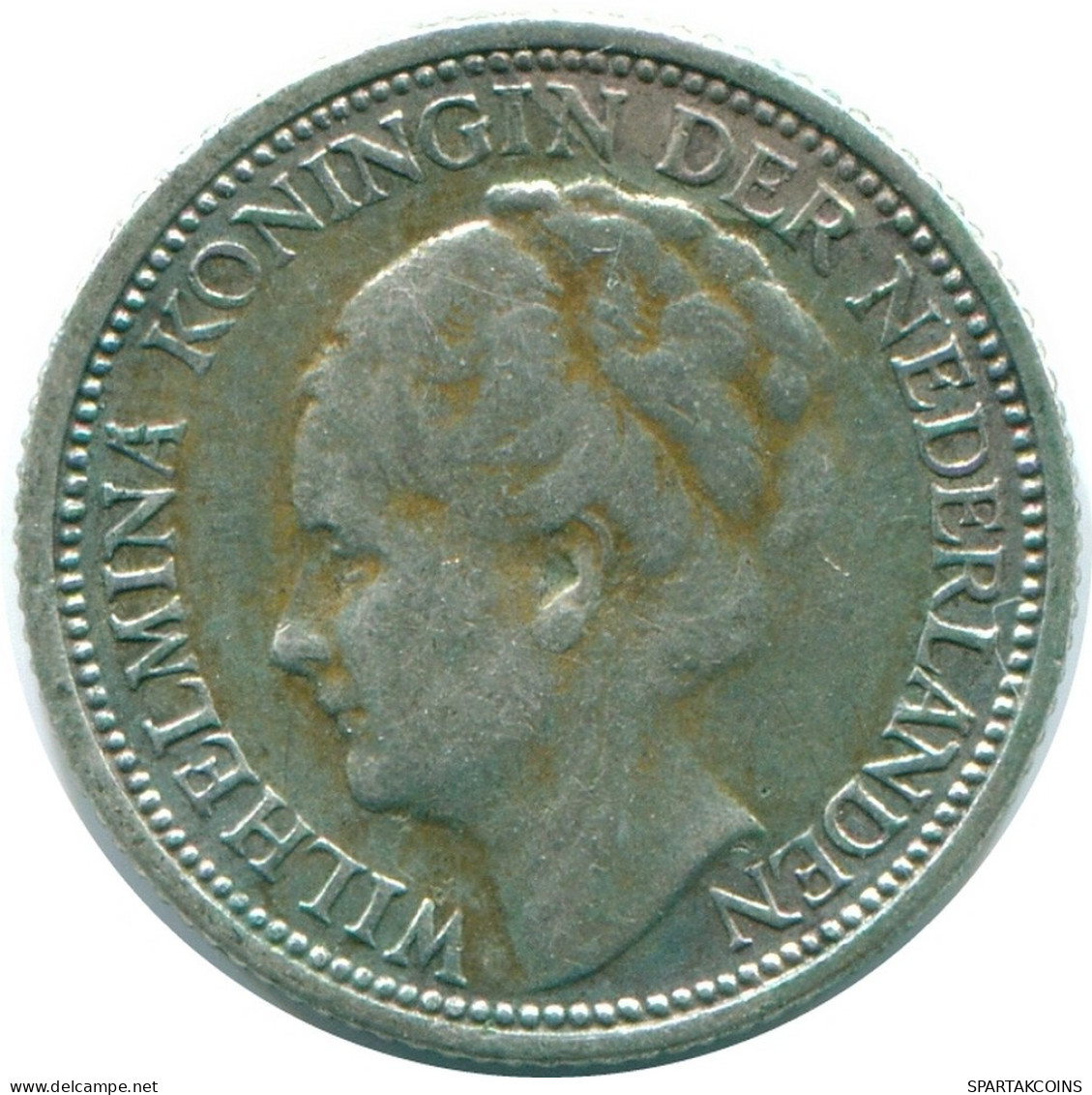 1/10 GULDEN 1947 CURACAO Netherlands SILVER Colonial Coin #NL11867.3.U.A
