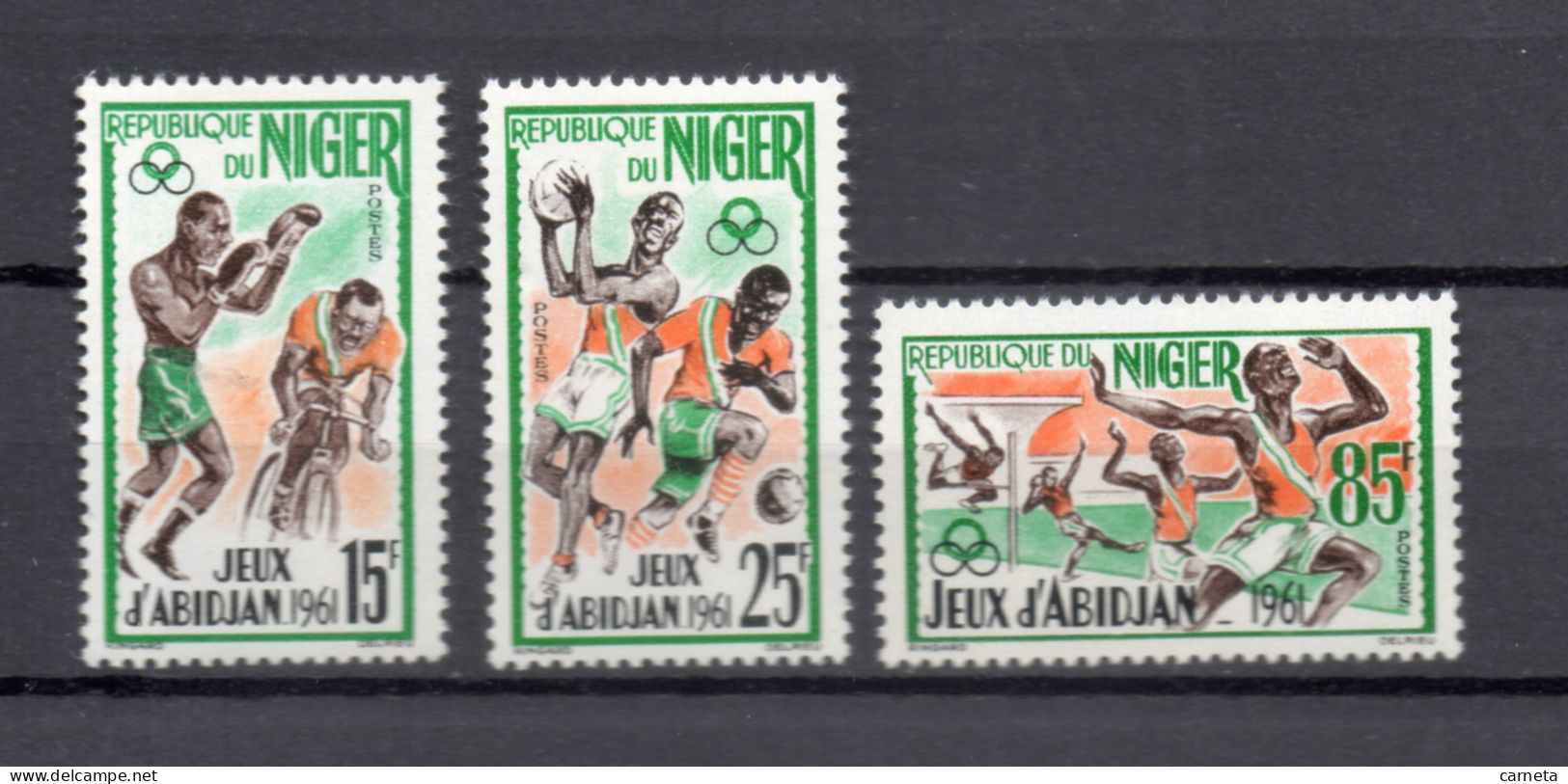 NIGER N° 114 à 116   NEUFS SANS CHARNIERE  COTE 3.50€   FOOTBALL SPORT - Niger (1960-...)