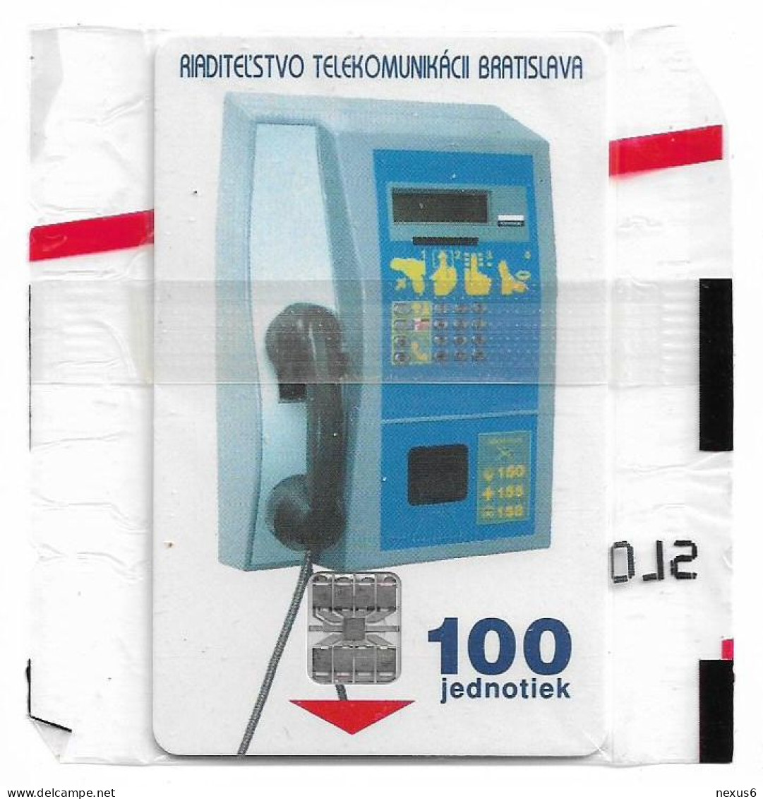 Slovakia - Slovenské Telekomunikácie - Card Phone, SC7, 03.1993, 100Units, 22.720ex, NSB