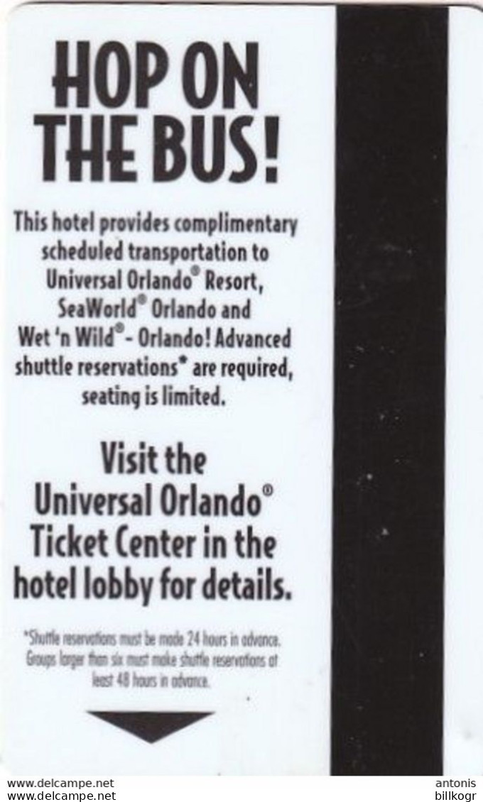 USA - Universal Orlando Resort, Hotel Keycard, used
