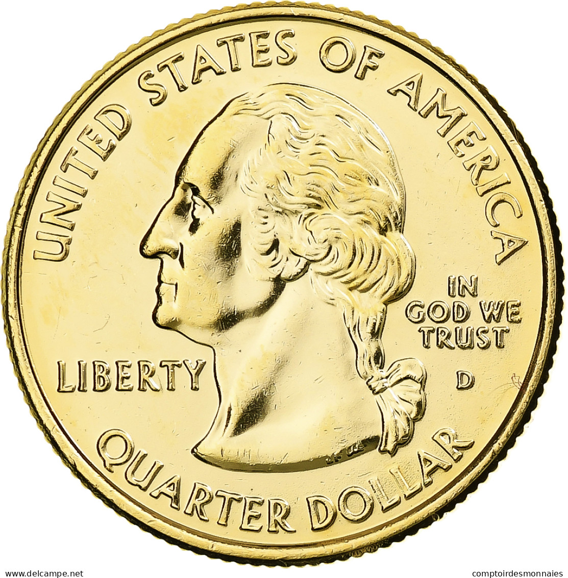 États-Unis, West Virginia, Quarter, 2005, U.S. Mint, Denver, Golden, FDC - 1999-2009: State Quarters